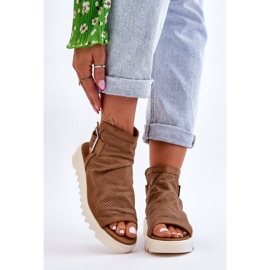 BM Dam Camel Adonis Stövelsandaler brun 1