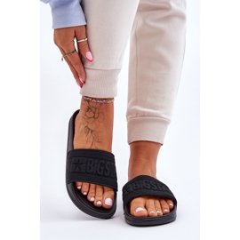 Fashionabla Big Star-tofflor för kvinnor LL274A158 Svart 1