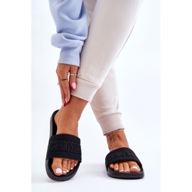 Fashionabla Big Star-tofflor för kvinnor LL274A158 Svart 2