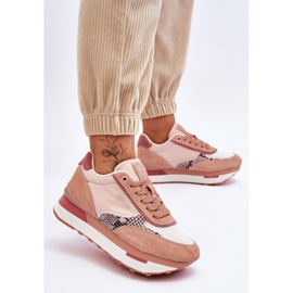 Fashionabla Sneakers Memory Foam System Big Star LL274366 Rosa 2