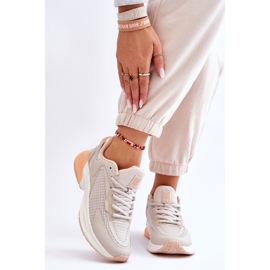 Bekväma Memory Foam System Big Star Sportskor LL274336 Beige 2