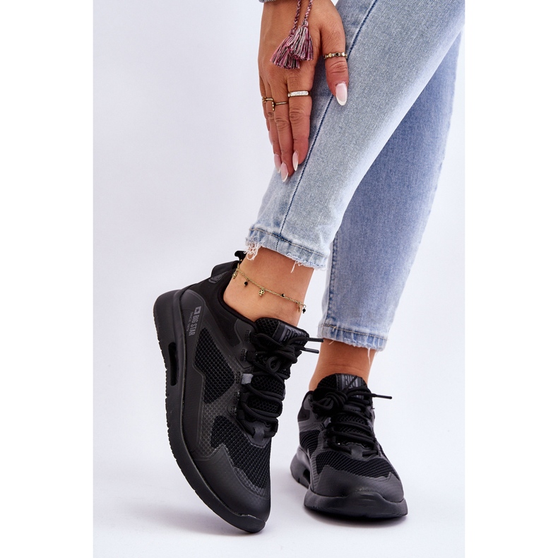 Sportskor dam Sneakers Big Star LL274372 Svart 1