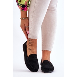 FC3 Klassiska Loafers i mocka för damer Svart Ivana 1