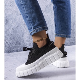 Dubeau svarta platåsneakers 1