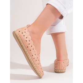 W. Potocki Genombrutna ballerinor för kvinnor Potocki beige 2