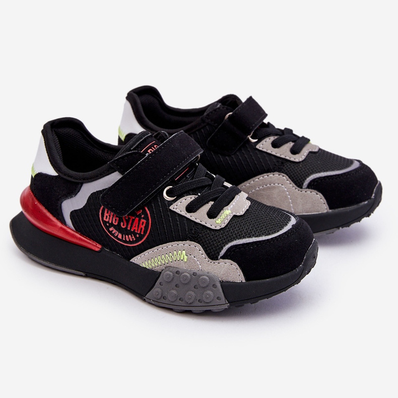 Barnsneakers Memory Foam System Big Star LL374224 Svart 1