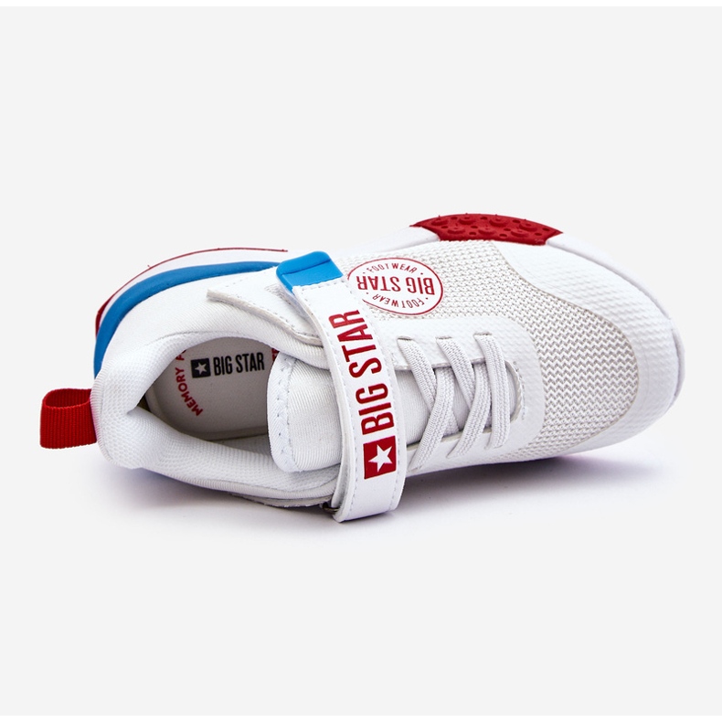 Låga barnsportskor Memory Foam System Big Star LL374213 Vit 2