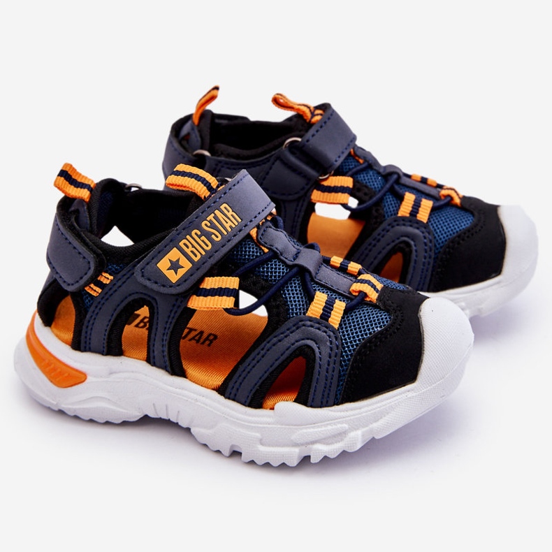 Lätt sandaler för barn Big Star LL374212 Marinblå 1