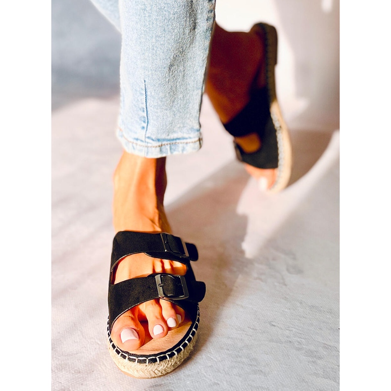 BM Maina svarta espadrillor 1