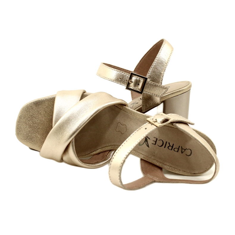 Caprice Damsandaler 9-28302-20 969 Guld Metallic gyllene 5