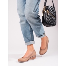 W. Potocki Beige wedge pumps för kvinnor från Potocki 2