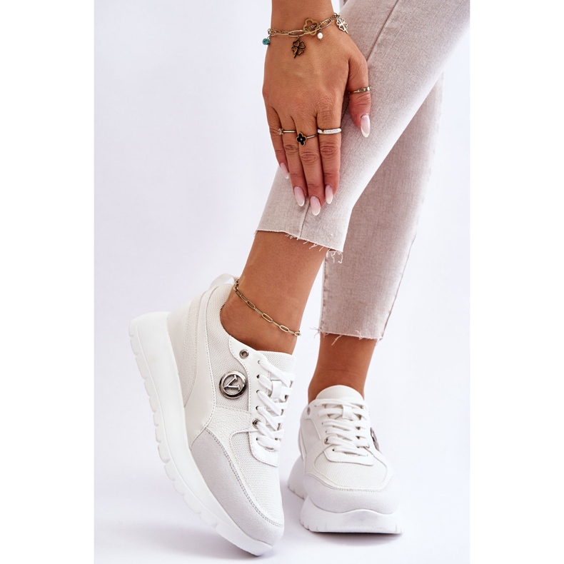 Vinceza Chana Vita Platform Sneakers för kvinnor 1