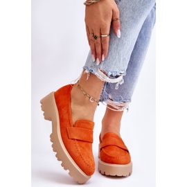 Vinceza Corrin Classic Mocka Loafers Loafers Orange 1