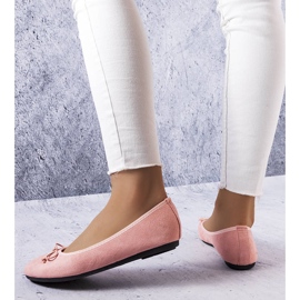 BM Rosa ballerinor med en Chandonnet-rosett 1