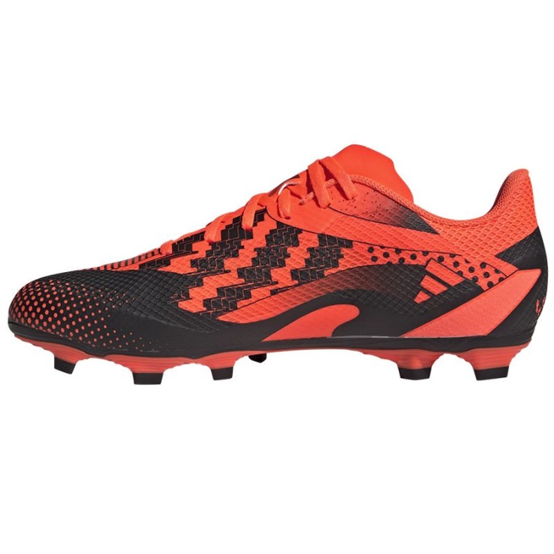 Adidas X Speedportal Messi.4 Fg GZ5140 fotbollsskor orange apelsiner och röda 1