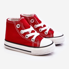 Höga Sneakers för barn Röda Filemon 2