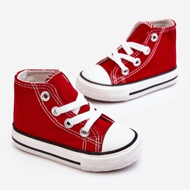 Höga Sneakers för barn Röda Filemon 4