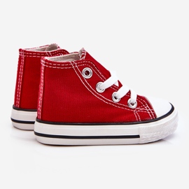 Höga Sneakers för barn Röda Filemon 5