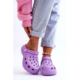 FS1 Damtofflor Crocs Lila Coline purpur 1