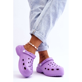 FS1 Damtofflor Crocs Lila Coline violett 2