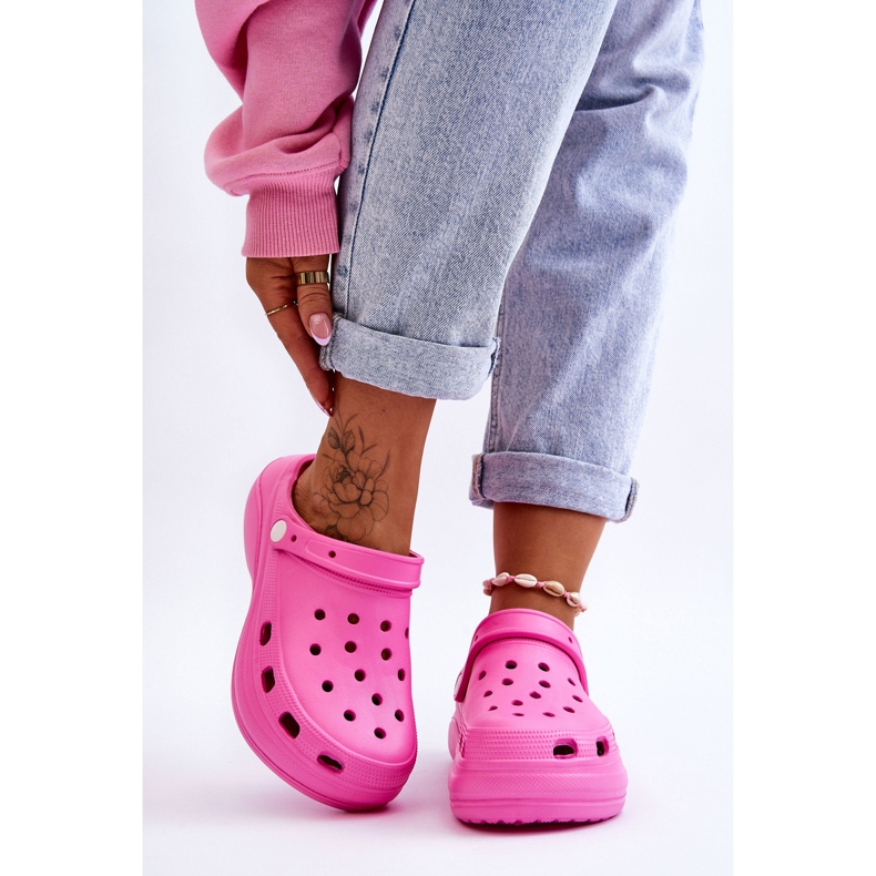 Damtofflor Crocs Mörkrosa Coline 1