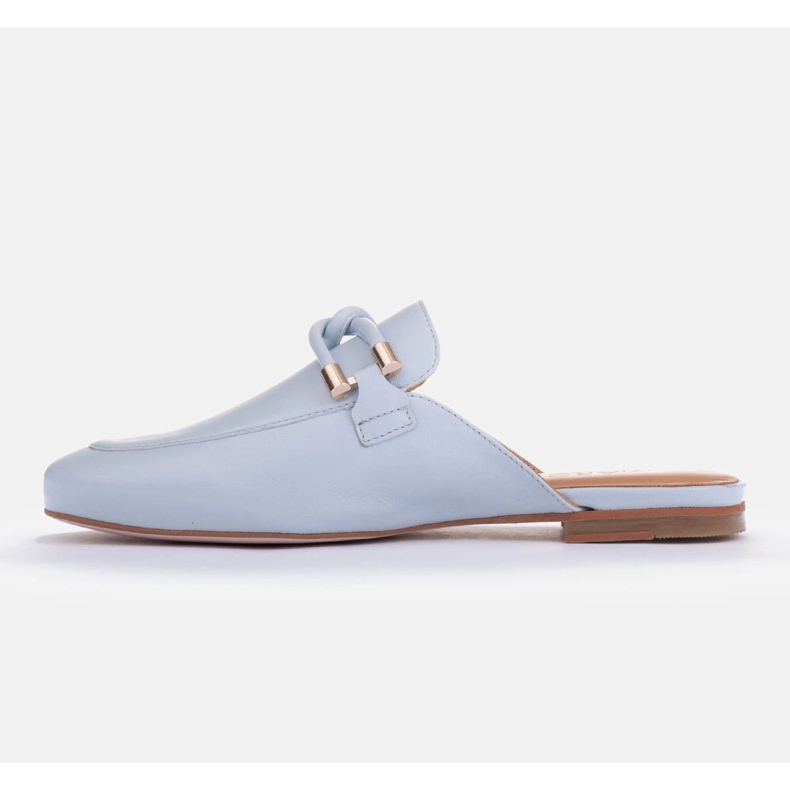 Marco Shoes Tofflor med dekoration blå 2