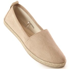 Beige slip-on espadrillor för kvinnor Potocki 16009 1