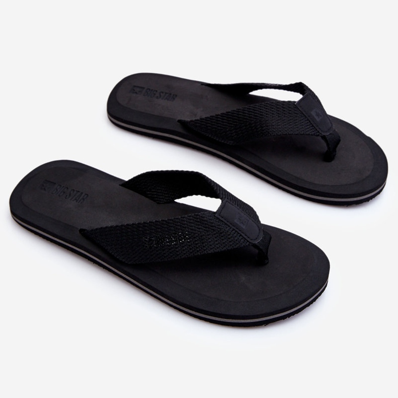 Foam Flip Flops för män Big Star LL174618 Svart 1