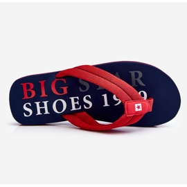Flip Flops för män Big Star LL174613 röd 1