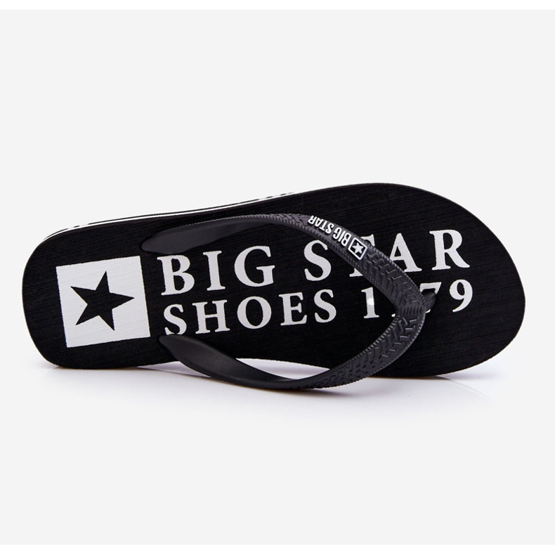 Lätt flipflops för män Big Star LL174444 Svart 1