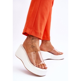 FS1 Transparent Wedge Tofflor Damer Vita Eliane 3