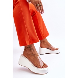 FS1 Transparent Wedge Tofflor Damer Vita Eliane 5