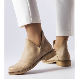 PA1 Beige stövletter från Lacombe 1