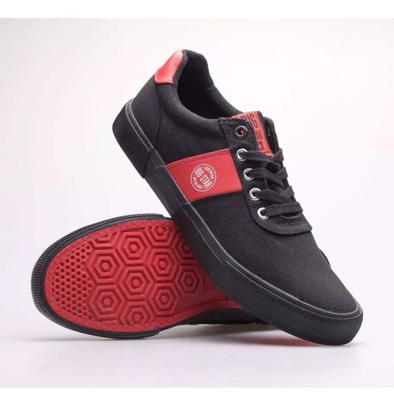 Skor Big Star M JJ174255 svart röd 1