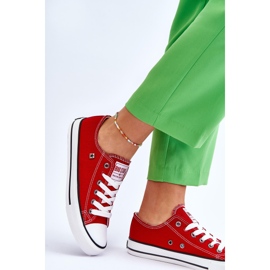 Sneakers dam Big Star T274020 Röd 6