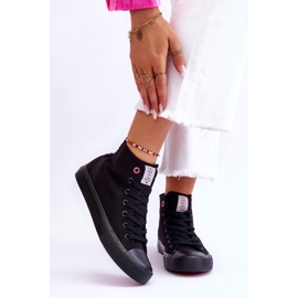 Klassiska High Top Sneakers för kvinnor Cross Jeans LL2R4088C Svart 1