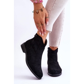 S.Barski Dammockor med platt klack Svart Liana 1