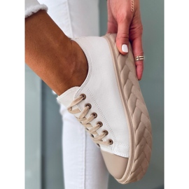 BM Winnie WHITE / BEIGE damsneakers 1