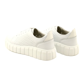 Evento 23PB32-5739 Sneakers i vitt läder 6