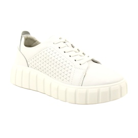 Evento 23PB32-5739 Sneakers i vitt läder 1