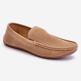 Klassiska Loafers i mocka för män Beige Felixo 1