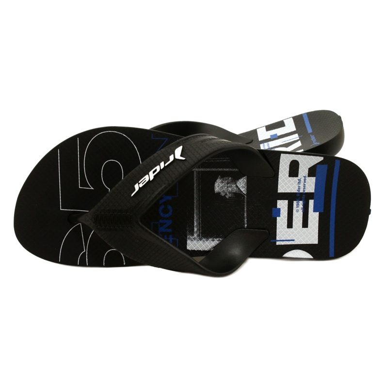 Herrflipflops Rider 11804 AE207 Svart 4