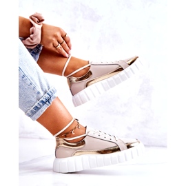 S.Barski Dambrogues på Noriso-plattformen i beige och guld 2