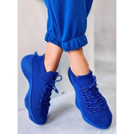 BM Girod Blue sock sneakers blå 1