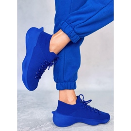 BM Girod Blue sock sneakers blå 2
