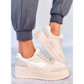 BM Plattformssneakers Foret Beige 2