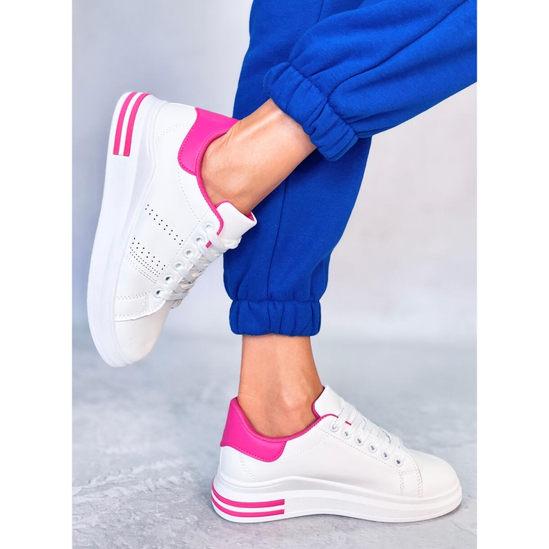 Maes Rose wedge sneakers vit 2