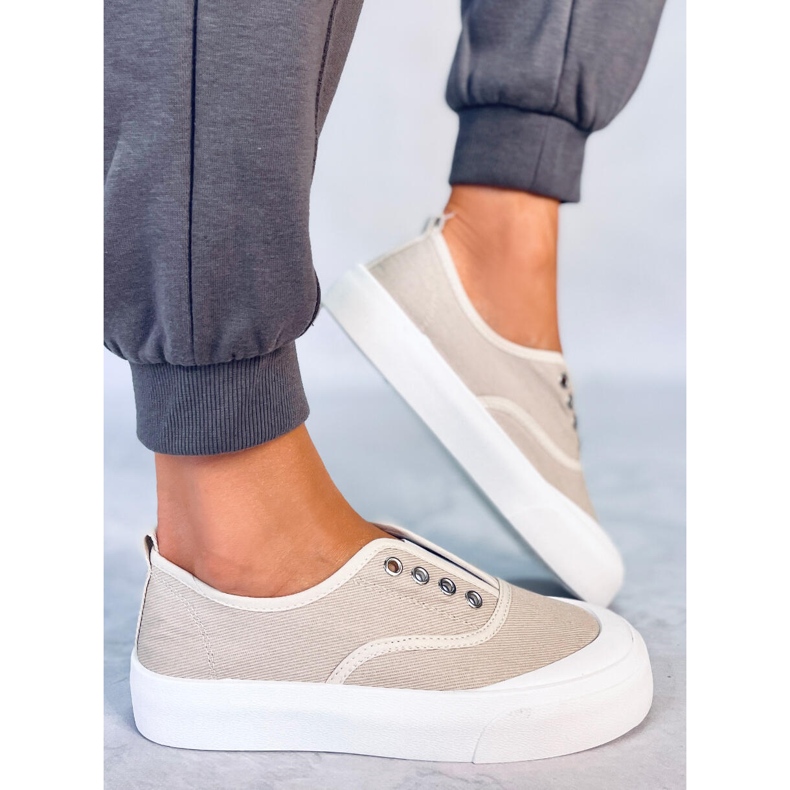 BM Kamio Beige damsneakers 2