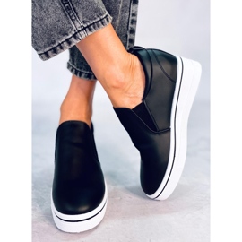 BM Naito Black wedge slip on sneakers svart 1