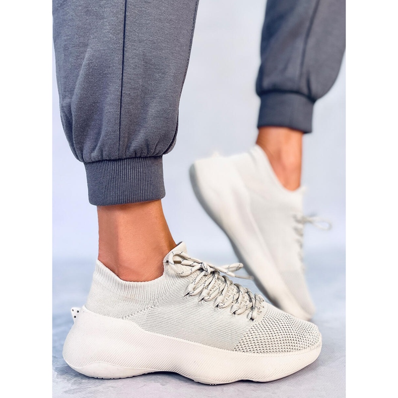 Callens Beige socksneakers 2